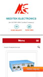 Mobile Screenshot of meditekelectronics.com