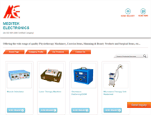 Tablet Screenshot of meditekelectronics.com